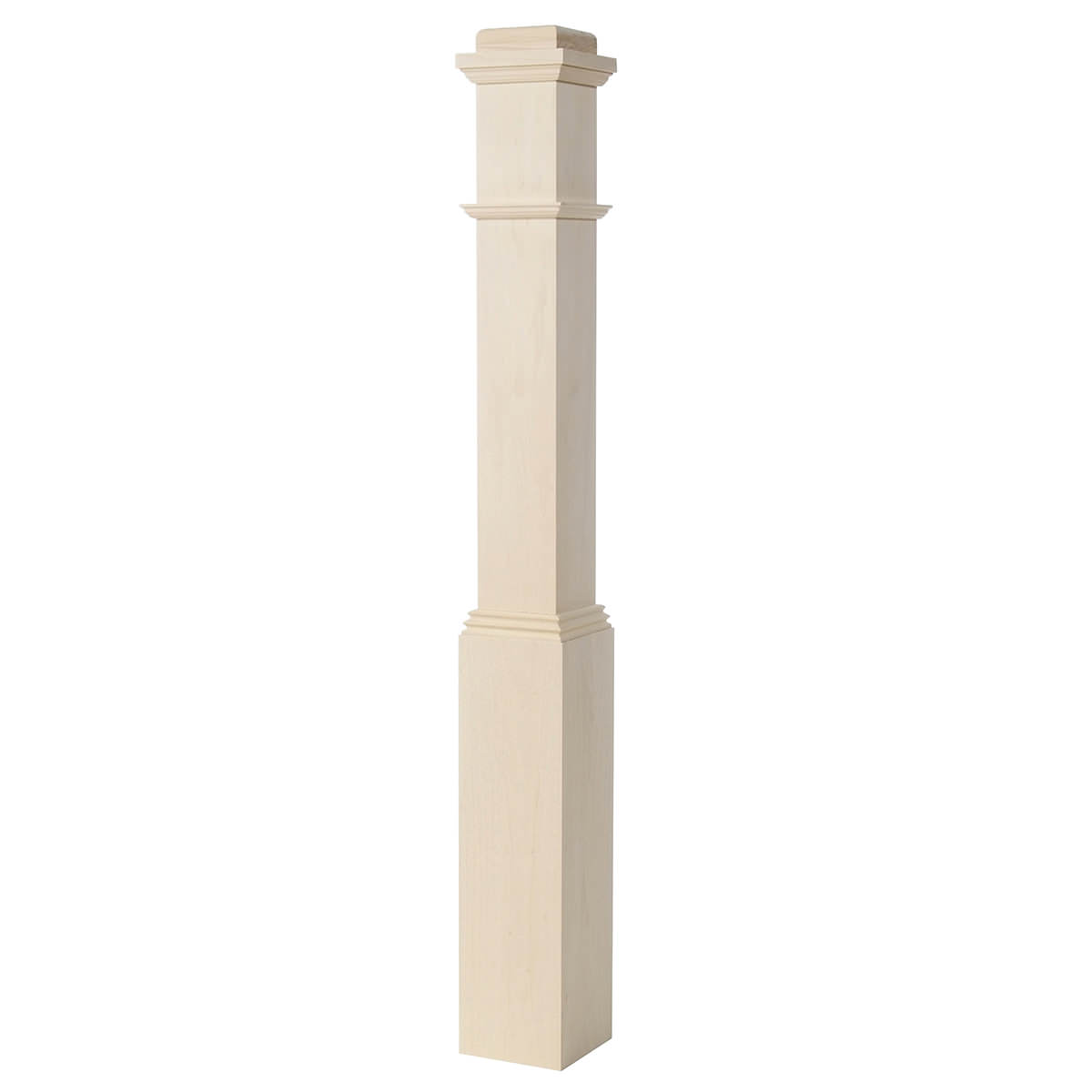 61/4" x 55" Poplar Box Newel LJ4091