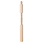 BB115 Hard Maple 3-1/2" x 60" Hampton Landing Newel