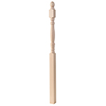 BB205 Hard Maple 3" x 60" Hampton Starting Newel