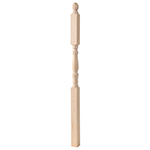 BB215 Hard Maple 3" x 60" Hampton Landing Newel