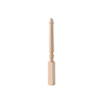 BB3010 Hard Maple 3-1/2" x 42" Carolina Utility Newel