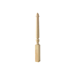 BB3010 Poplar 3-1/2" x 42" Carolina Utility Newel