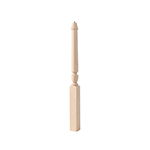 BB3014 Hard Maple 3-1/2" x 48" Carolina Utility Newel