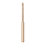 BB3015 Hard Maple 3-1/2" x 60" Carolina Landing Newel