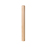 LJ4000 Red Oak 3-1/2" x 48" S4S Newel w/ Beveled Top