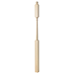 LJ4045 Poplar 3" x 60" Colonial Landing Newel