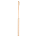 LJ4053 Hard Maple 3" x 60" Colonial Landing Newel