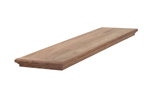 Walnut NuStair&reg; Wood Returned End Refacing Tread