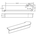 Brazilian Cherry 8010 Bullnose Starting Step & Riser