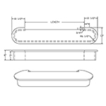 Brazilian Cherry 8015 Double-End Bullnose Starting Step & Riser