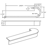 Cherry 8030 Half-Circle Starting Step & Riser