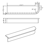 Quarter Sawn White Oak 8440 Quarter-Circle Starting Step & Riser