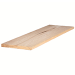 10-1/2" x 48" Character Grade Hickory Stair Treads