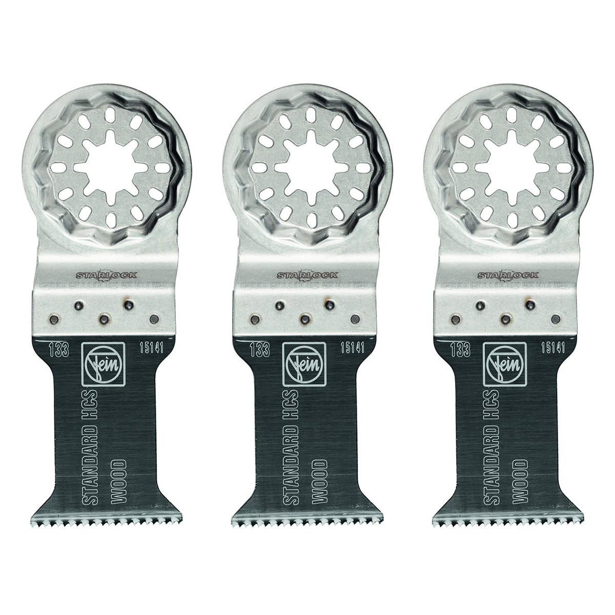 Fein 13/8" x 2" Starlock ECut Standard Oscillating Blades 3 pack