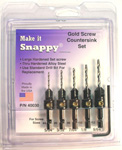 Make It Snappy Gold Screw Countersink Set