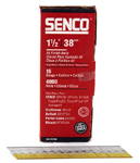 Senco 1-1/2" 15 Gauge 34 Degree Angled Strip Finish Nails Bright Basic Finish - 4000 Count