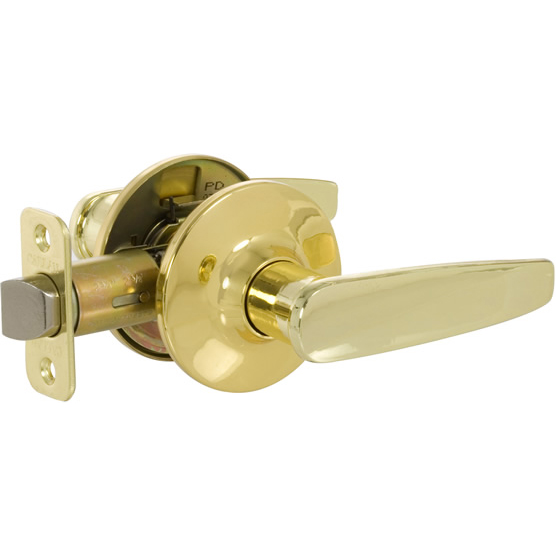 Callan Asheville Bright Brass Finish Passage Lever