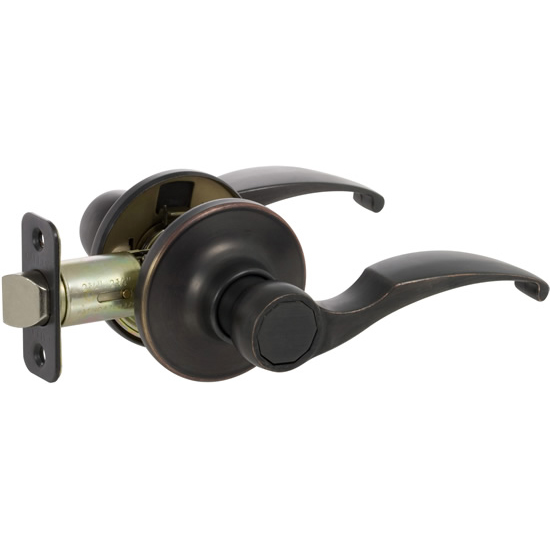 Callan Kendall Edged Bronze Finish Passage Lever