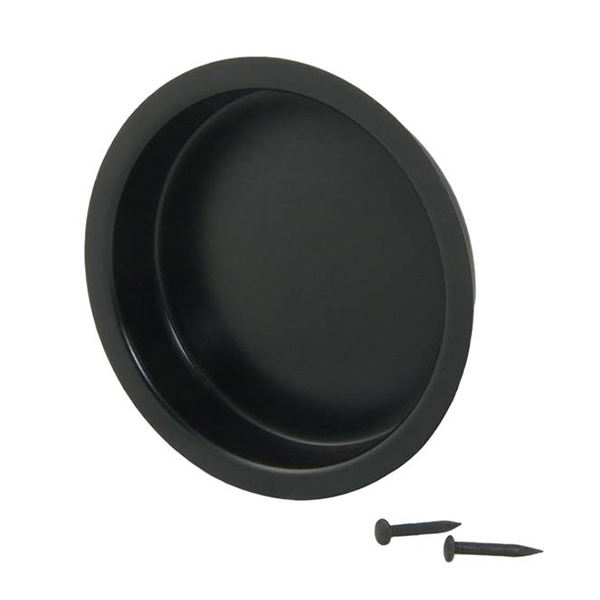 Ives By Schlage Oil Rubbed Bronze (US10B) Round Pocket Door Pull 221