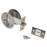 Johhson Satin Nickel (US15) Pocket Door Privacy Lock - P1521