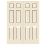 1-3/8" x 4/8 x 6/8 (56" x 80") Hollow Core Colonist Molded Double Door Unit