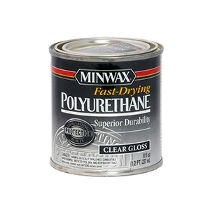 Minwax Fast-drying Polyurethane, 1/2 Pt, Gloss, Clear