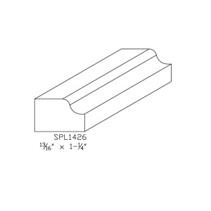 0.813&quot; x 1-1/4&quot; CHERRY CUSTOM CASING - SPECIAL ORDER, NON-RETURNABLE