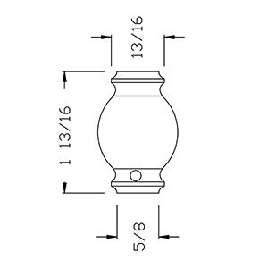 L.J. Smith 1/2&quot; Aluminum Adjustable Knuckle LI-ALAK03, Oil Rubbed Copper