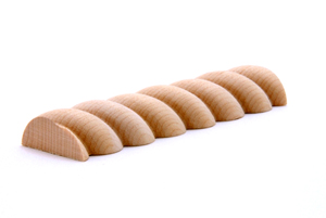 Hard Maple 1-1/8&quot; Rope Moulding