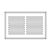 Ash 6" x 10" Hardwood Register Grill