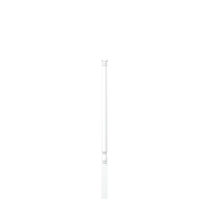 1-1/4&quot; Primed Colonial Candlecup Square Top Baluster - LJ5141