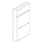 3/4" x 5-1/2" F/J Primed Poplar Custom Baseboard - SPL2058