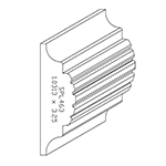 1.031" x 3-1/4" Finger Jointed Primed Poplar Custom Chair Rail - SPL463